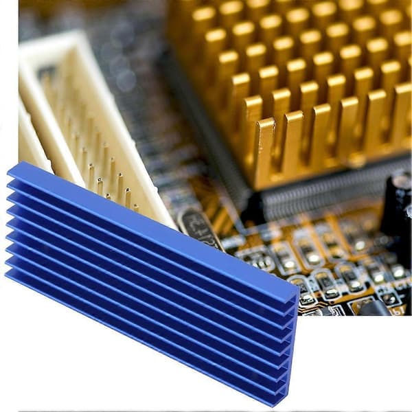 Q28*6*71.5 Aluminiumkøleplade med tre huller til printkortchip