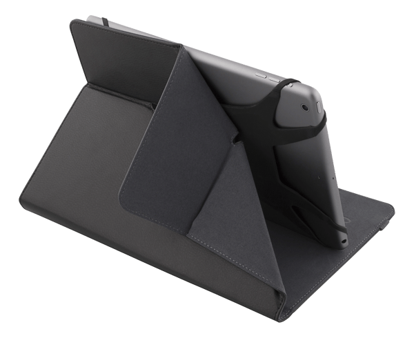 Universal tabletetui 9/10.1\" integreret stativ, roterbart