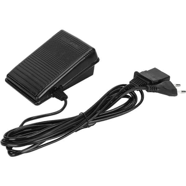 SINGER Symaskin fotpedalkontroll 220V EU-plugg, Multifunksjonell 3-hulls strømkabel [DB]