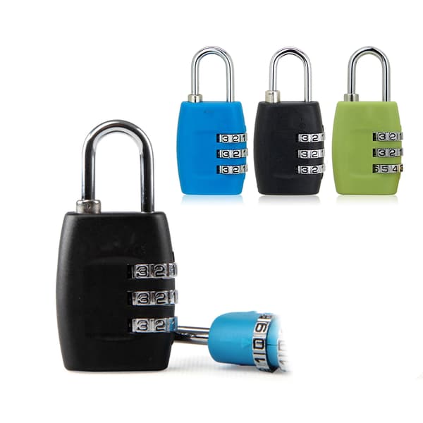 3-digit Combination Padlock TSA Approved Luggage Mini Padlock Gym Security Lock