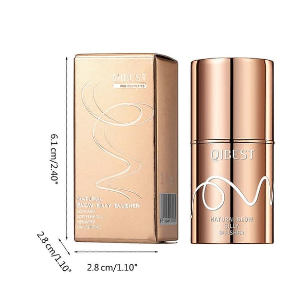 Cream Blush Stick 3 in 1 Waterproof Multifunctional Makeup for Cheeks Lips Eyes Long-lasting