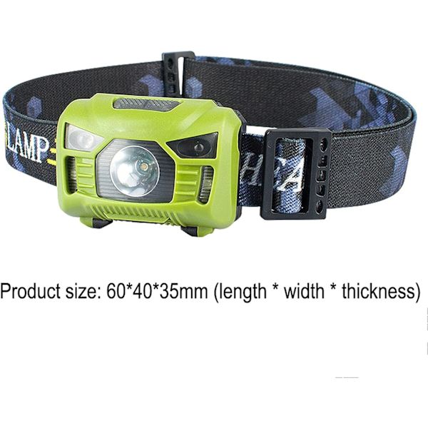 Headlamp, Motion Detector Spot Induction USB Rechargeable
