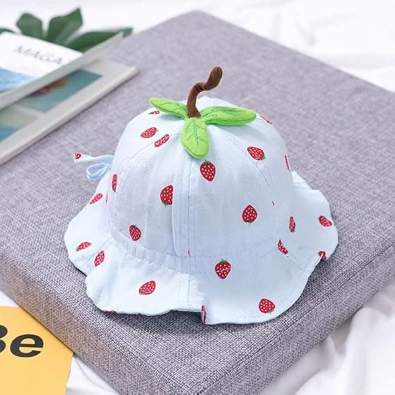 Baby Solhatt Småbarn Sommer Strand UPF 49+ Solbeskyttelse Bøttehatt