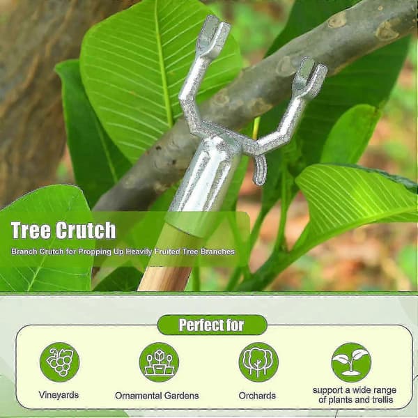 6-pack Metal Branch Holders, Branch Sticks Tree Straightening Kit For Vineyard, Orchard