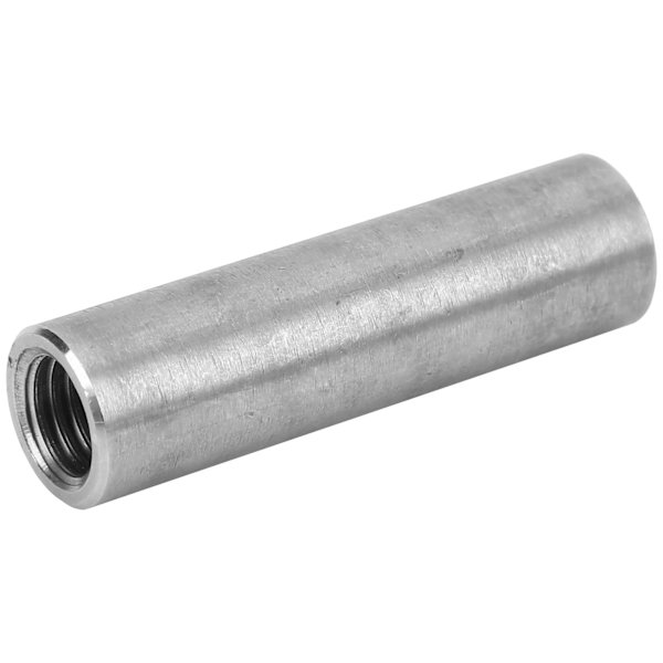 2 tommer M10 gevindmuffe rund kobling 0,6 tommer udvendig diameter rustfrit stål-FX-