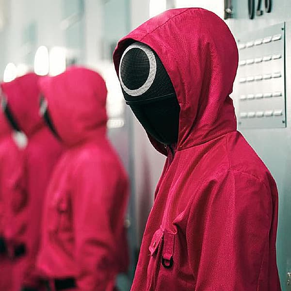 Squid Game Mask Cosplay Cover Mask Masquerade Party Man Props 2021 administrator administrator