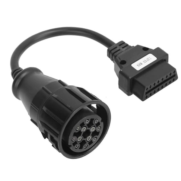 OBD2 Adapter 12Pin MAN til 16Pin Lastbilsdiagnostik Forlængerkabel Erstatning for DELPHI