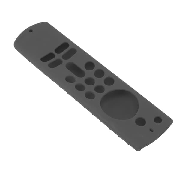 Fjernkontroll Silikonbeskyttelse for Fire TV Stick Sklisikkert Silikonbeskyttelsesdeksel med Snor 3. generasjon grå