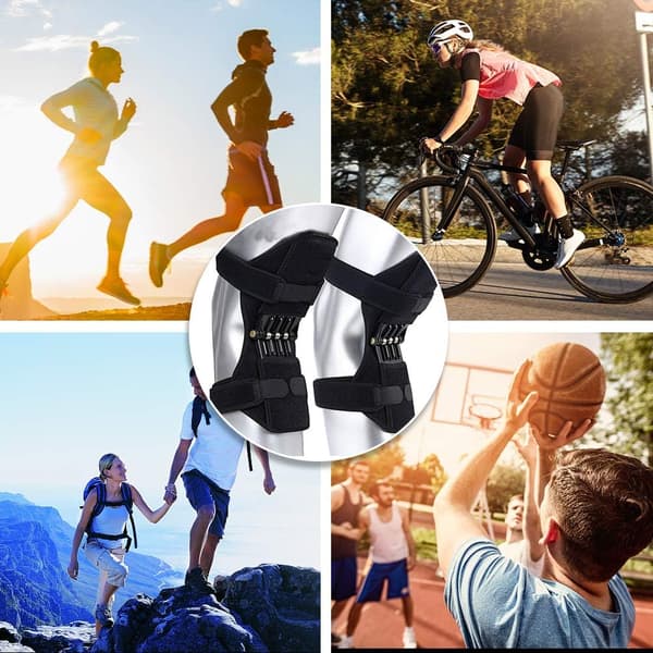 Knee Pads 1 Pair Sports Spring Knee Pads Reinforcement Knee Pads