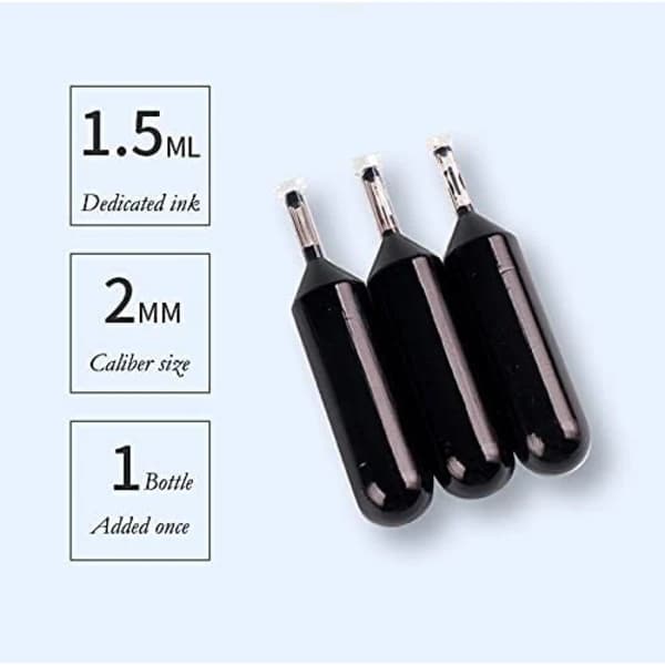Adresseblokkeringsstempel, inkludert blått stempel + 3 påfyll