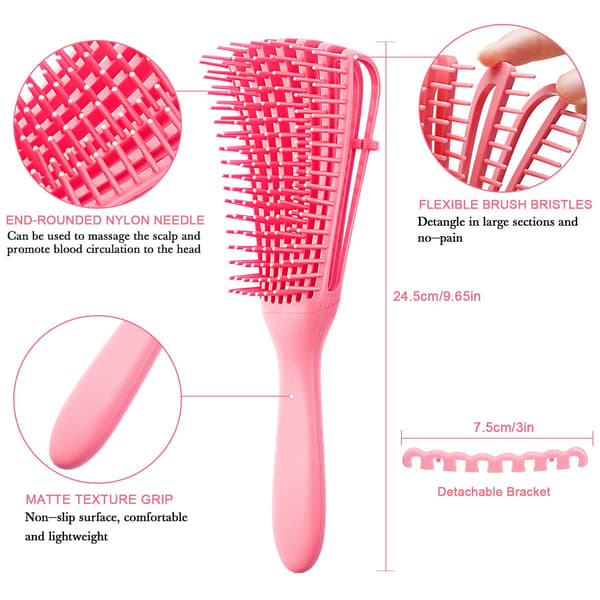 #Curl Brush Styling Brush for å fjerne, forme og definere krøller - for kvinner og menn#
