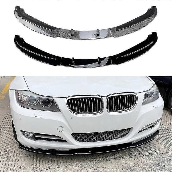 3 stk. bil frontkofanger splitter læbe diffuser spoiler beskyttelse til 3-serie E90 E91 320i 330i 2009