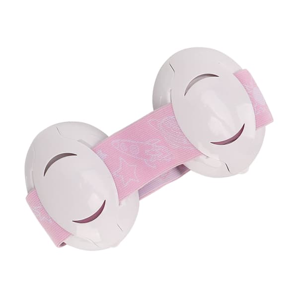 Babyhøreværn Støjreducerende Høreværn Spædbarnshøreværn med Elastisk Hovedbånd til Søvn Rejse Rosa