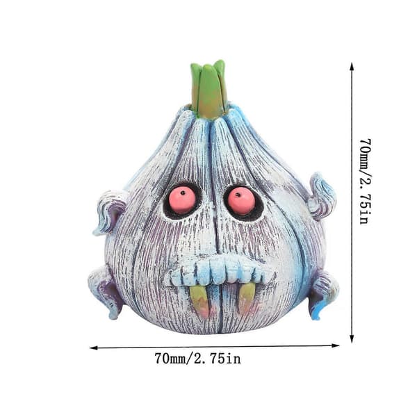 2025 Halloween Candy Halloween Spooky Garlic Resin Decorations