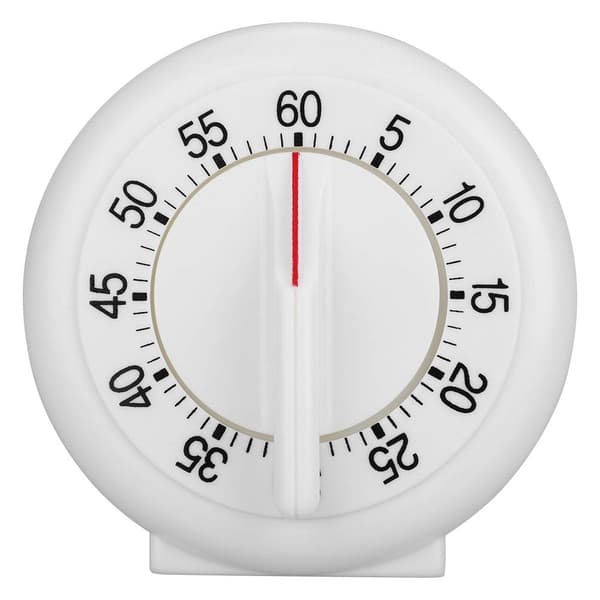 60 minutters rund form timer køkken mekanisk tæller alarm