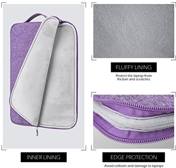 Laptop Sleeve 15.6 inch with Handle - Protective Laptop Case for PC and Chromebook