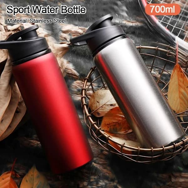 Water Bottle Sports Bottle RED red
