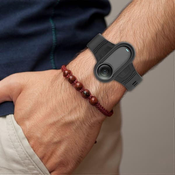 Protective Wristband for Insta360 GO 3 3S 2 Silicone Integrated Watch Strap Camera Frame - Lightweight