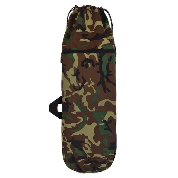 Skateboard Backpack Longboard Bag Skateboard Bag, Green Camouflage