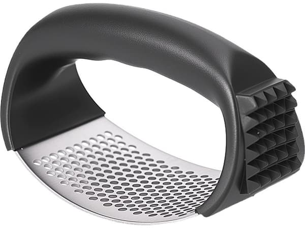 (1 Piece) New Style Stainless Steel Garlic Press, Manual Portable Garlic Press for Kitchen
