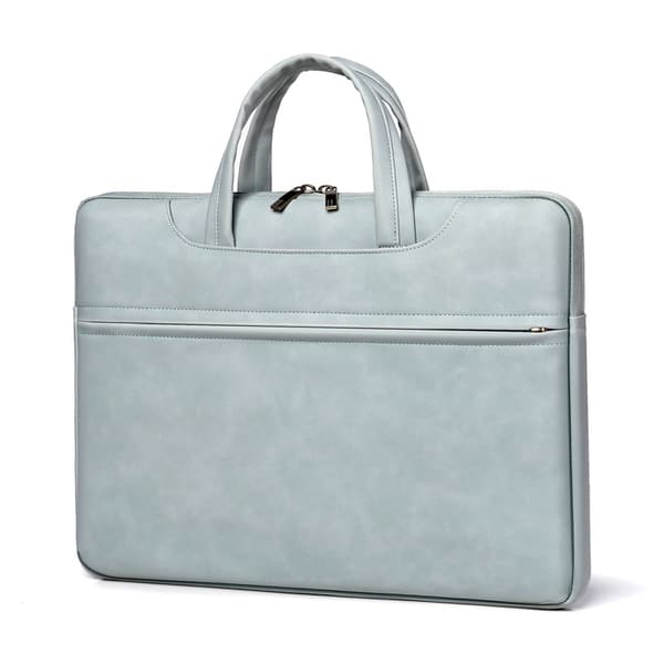 Laptop Bag 15.6 inch Leather Unisex Briefcase Waterproof Durable