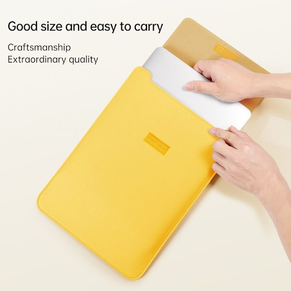 Laptopväska Notebookfodral GRÅ 15.4 15.6 16 TUM 15.4 grå grey 15.4 15.6 16inch-15.4 15.6 16inch