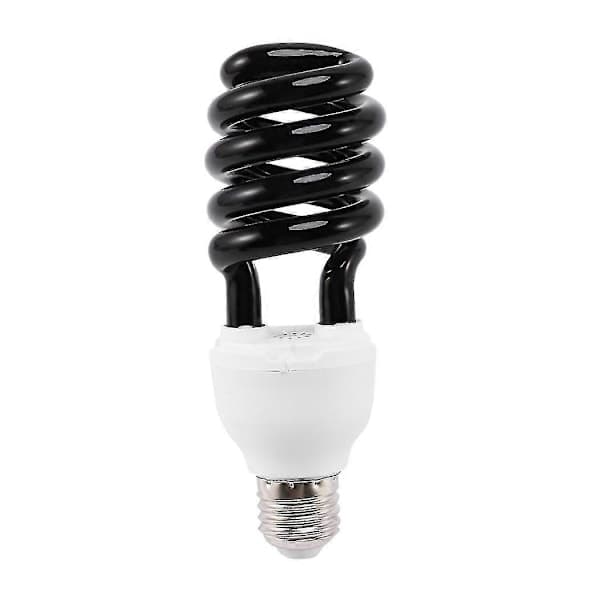 2x E27 40W UV Ultraviolet Fluorescerende Sortlys CFL Pære 220V Form: Spiral Effekt Volt