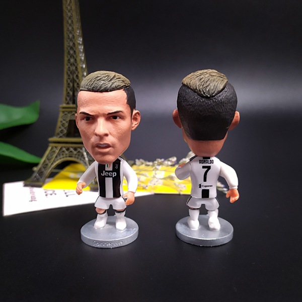 Fotbollsfan Real Madrid Paris Dockmodell Ornament Alla hjärtans dag messi national team