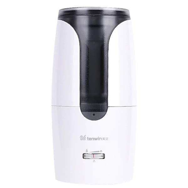 Rechargeable Electric Pencil Sharpener with Long Point, Automatic Stop, 2 Sharpness Settings for Artists, Students, Office, White white