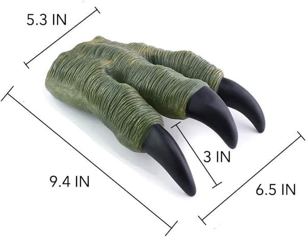 2-pakning Dinosaurklør Leker Overdimensjonert Dino Velociraptor Gummi, ZQKLA