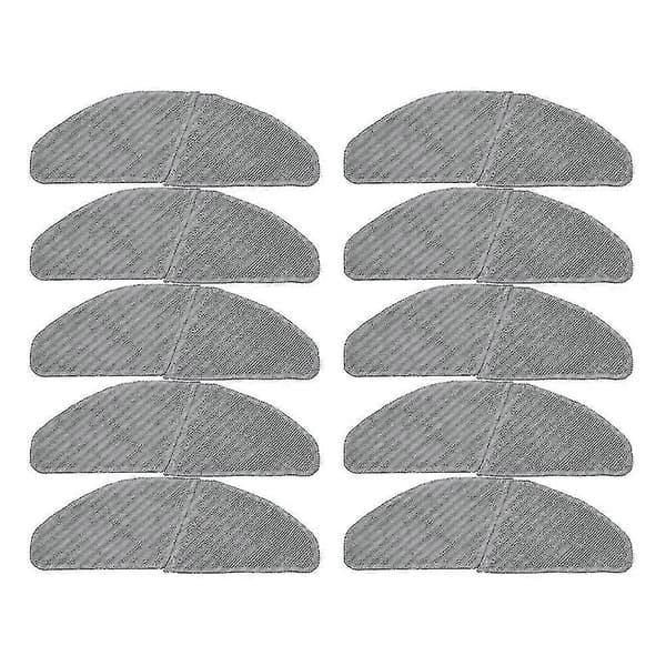 Rengøringsbare mikrofiber moppeklude dele kompatible med Midea S8+ M7 Pro