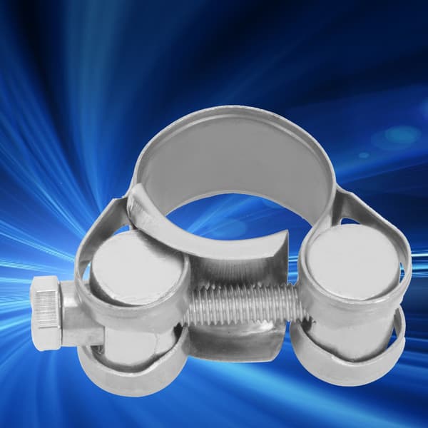5 stk. klemring 304 rustfrit stål T-bolt clip støtte håndspændingstilbehør (20-22mm)