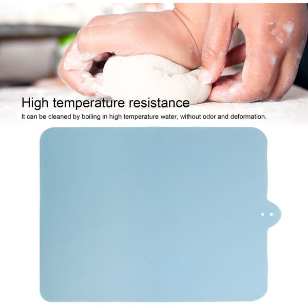 Blue Silicone Dough Kneading Mat Non-Stick Thickening Cookies Baking Mat Kitchen Baking Tool