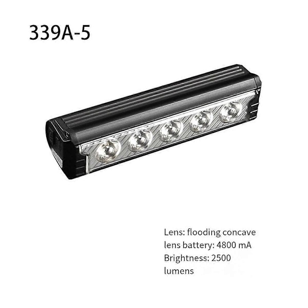 Forlygte 4800mAh Cykellygte Forlygte, Cykellygte Høj Lysstyrke MTB Genopladelig Cykel LED
