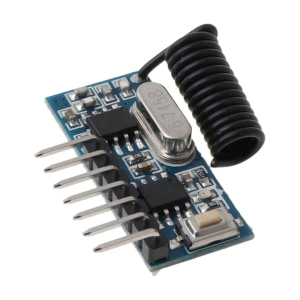 RF Wireless Remote Control 433 MHz 4 Channel with Decoding Module Board