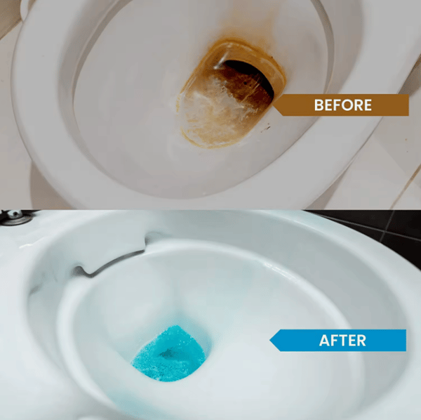 10 Blå Toilet Skumtabletter - Toiletrengøring