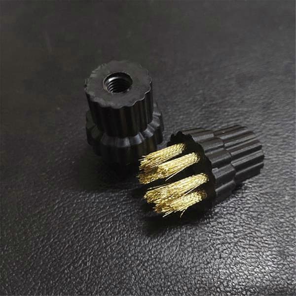 10 ST Dampmoppebørstehoveder Messingbørstehoveder Reservedele (FMY) 31 Nylon + kobber 31 Nylon + copper