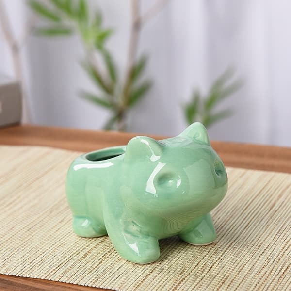 DIY Flower Pot Cute Ceramic Art Pots Home Decor Ceramic Art