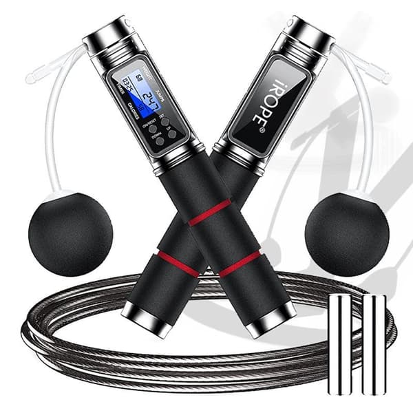 Jump Rope with Counter, Weighted Speed Jump Rope with Calorie Counter