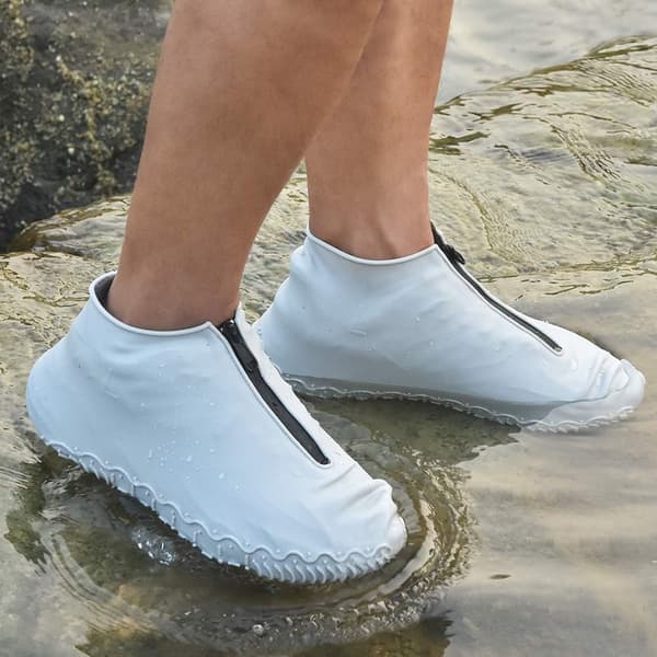Waterproof Shoe Covers, Size XL, Reusable Silicone Shoe Covers