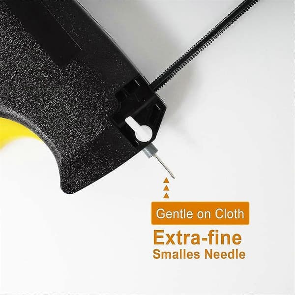 Clothing Sewing, Tag Gun Kit Includes 2 Needles, 600 Black 600 White Fasteners, Fine Sewing Tool