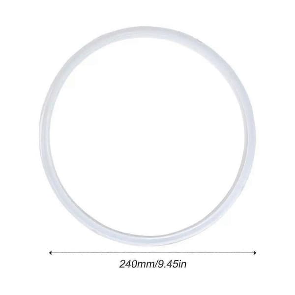 Clear Silicone Replacement Gasket for Home Pressure Cooker Cookware (Inner Diameter 24cm)