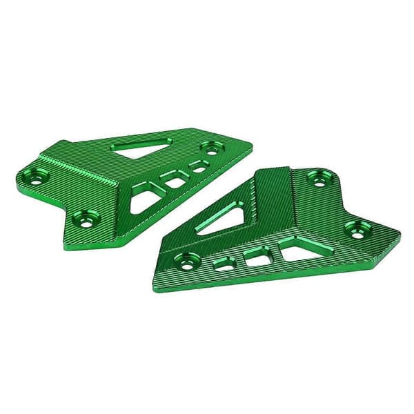 Motorcycle Footrest Footpeg Guard Heel Protector Cover for Z900 2017 Green