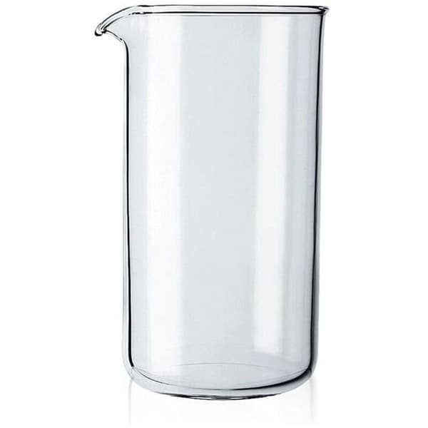 Replacement Glass Beaker for French Press 35 cl Clear Compatible with Most Coffee Makers