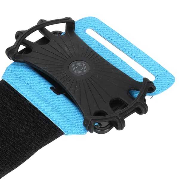Telefonarmbåndsholder 360 graders roterbart armbåndsfutteral for iPhone 13 Pro Max for løping Sport Blå S
