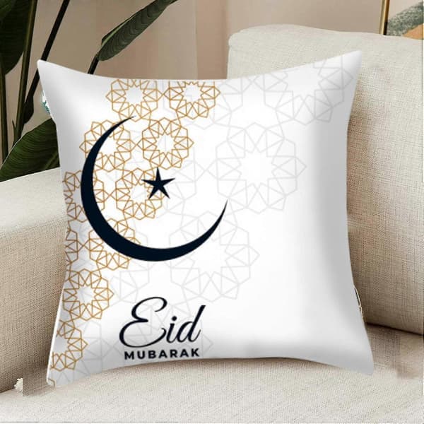 Eid Mubarak Dekorationer för Hemmet Kuddfodral Ramadan Dekor Örngott Eid Al Adha Ramadan Islamisk