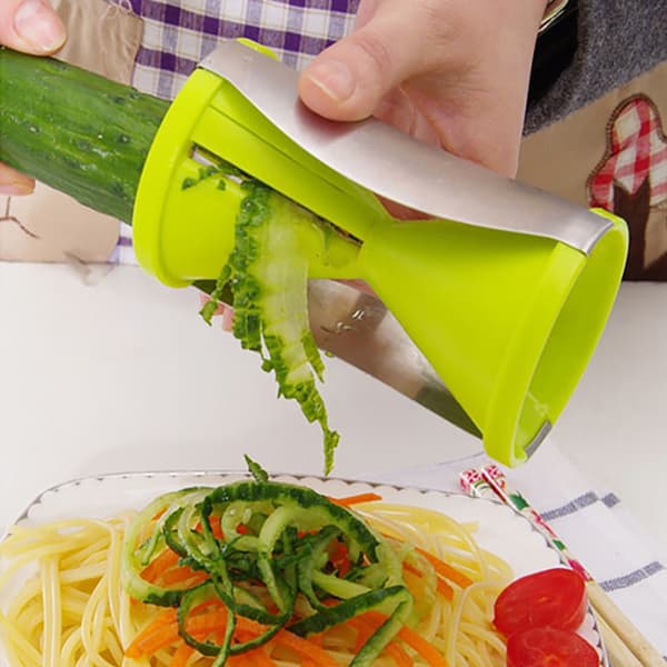 Vegetable Grater Handheld Spiral Vegetable Grater Fruit Vegetable Cutter Multifunction Save Time Kitchen Manual Shredding Tool