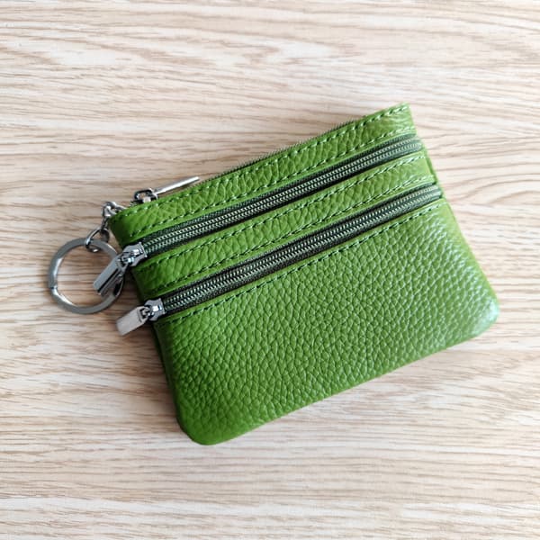 Women's Genuine Leather Coin Purse Mini Bag Change Wallet with