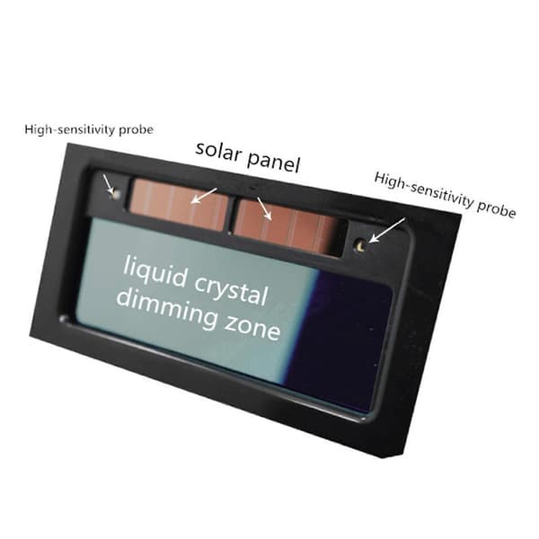Automatic Solar Powered Welding Lens Prevents Welding Slag from Splashing During Gas Welding