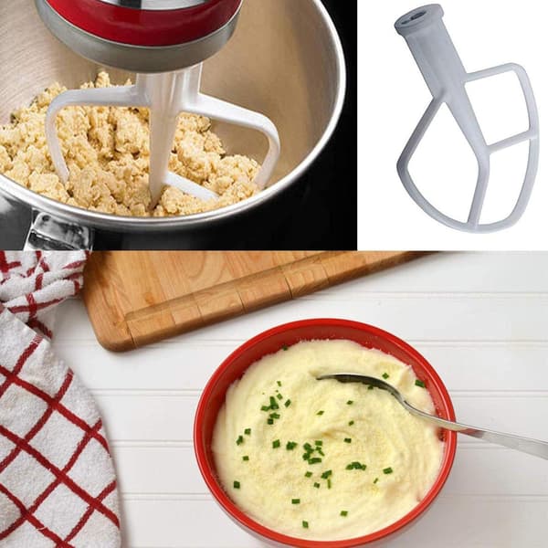 K45B flatvisp med belegg kompatibel med KitchenAid 4,5L mikser